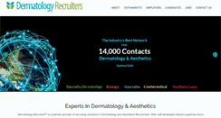 Desktop Screenshot of dermatologyrecruiters.com
