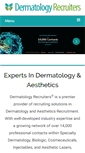 Mobile Screenshot of dermatologyrecruiters.com